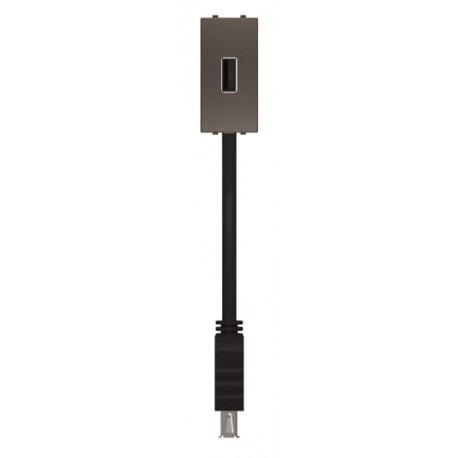 Niessen 2CLA215591N1801 Toma USB hembra-hembra con latiguillo AN